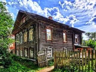 Jigsaw Puzzle «Russian village»