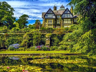 Quebra-cabeça «Bodnant Garden»