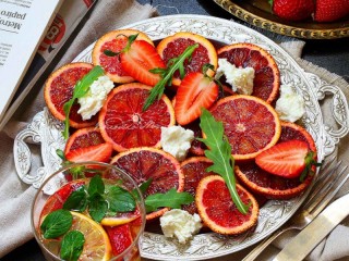Пазл «Салат с красными апельсинами»