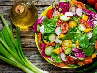 Jigsaw Puzzle «Salad with sesame seeds»