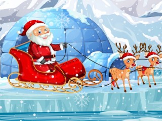 Jigsaw Puzzle «Santa in the North»