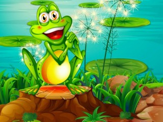 Bulmaca «lucky frog»