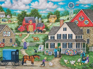 Puzzle «Country life»