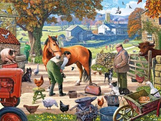 Jigsaw Puzzle «Rural everyday life»