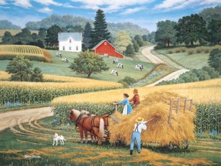 Jigsaw Puzzle «Haymaking»