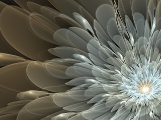 Slagalica «Silver flower»