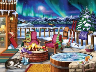 Jigsaw Puzzle «northern Lights»