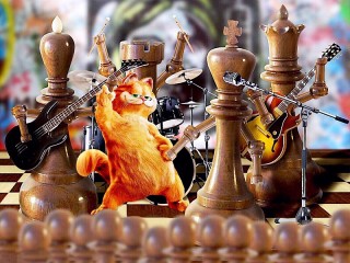 Jigsaw Puzzle «Chess the concert»