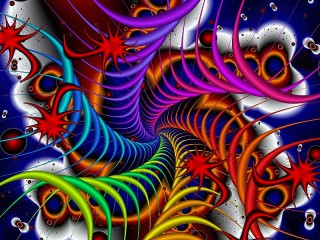 Puzzle «Six of spirals»