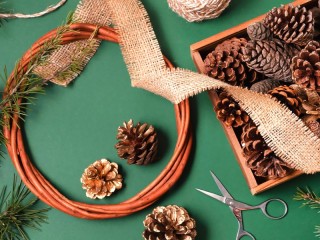 Jigsaw Puzzle «Cones for needlework»