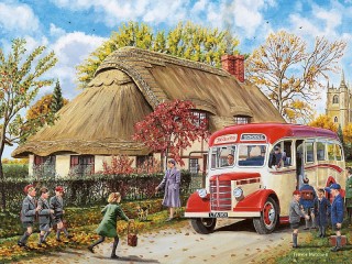 Jigsaw Puzzle «School bus»