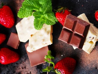 Puzzle «Chocolate and strawberry»