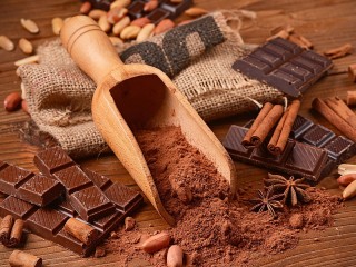 Jigsaw Puzzle «Chocolate and spices»