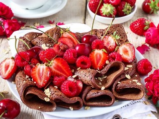 Слагалица «Chocolate pancakes»