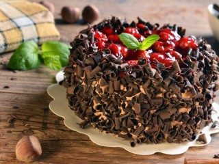 Quebra-cabeça «Chocolate cake»