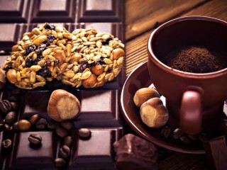Пазл «Шоколадно ореховое печенье»