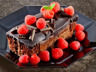 Пазл «Шоколадное пирожное»