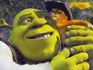 Rompicapo «Shrek and the cat»