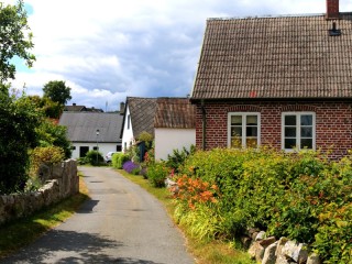 Пазл «swedish village»