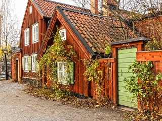 Jigsaw Puzzle «Swedish house»