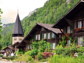Пазл «Швейцарские домики»