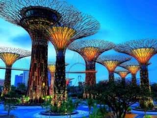 Пазл «Футуристические сады Сингапура»