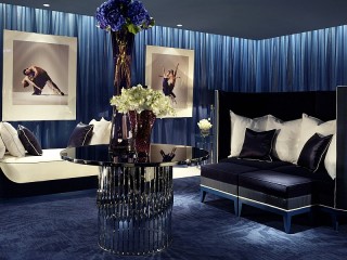 Quebra-cabeça «Blue living room»