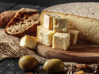 Пазл «Сыр и оливки»