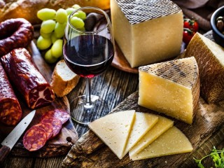 Slagalica «Cheese and wine»