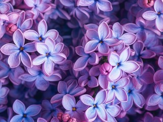 Quebra-cabeça «Lilac flowers»