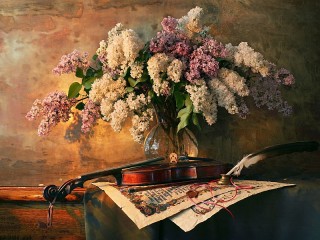 Пазл «Lilac bouquet»