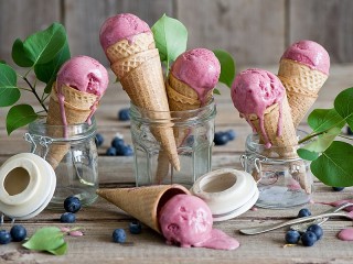 Пазл «Сиреневое мороженое»