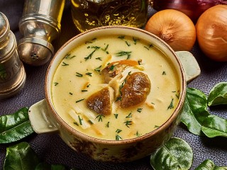 パズル «Cheese soup with mushrooms»