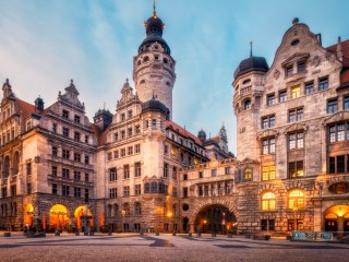 Jigsaw Puzzle «City Hall in Leipzig»