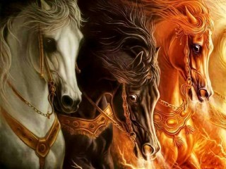 Пазл «Сказочные лошади»