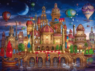 Jigsaw Puzzle «Fabulous city»