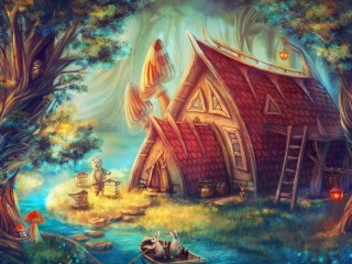 Quebra-cabeça «Fairy-tale house1»