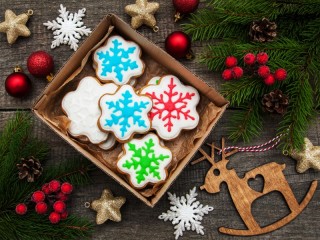 Jigsaw Puzzle «Sweet snowflakes»