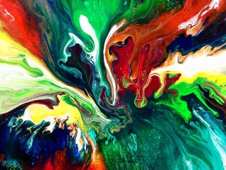 Quebra-cabeça «The mixing of paints»