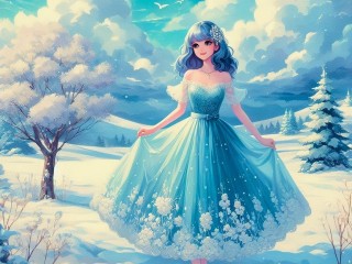 Rompecabezas «Snow Maiden»