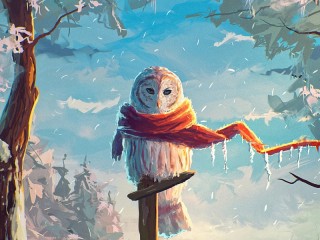 Пазл «Snowy owl»