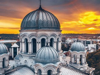 Jigsaw Puzzle «Cathedral in Kaunas»