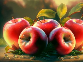 Jigsaw Puzzle «Ripe apples»
