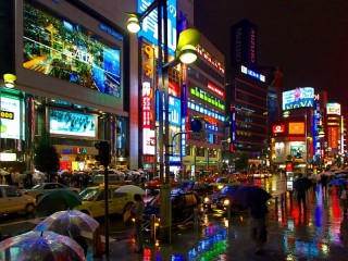 Quebra-cabeça «Hurrying Tokyo»