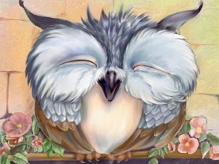 Пазл «Sleeping owl»