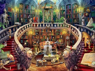 Пазл «Старая библиотека»