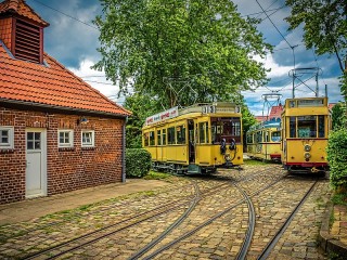 Quebra-cabeça «Old trams»