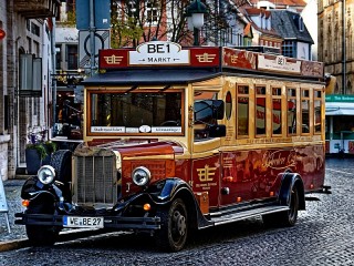 Quebra-cabeça «Old bus»