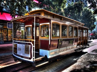 Quebra-cabeça «Old tram»