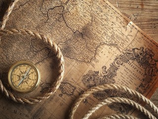 Jigsaw Puzzle «Old map»